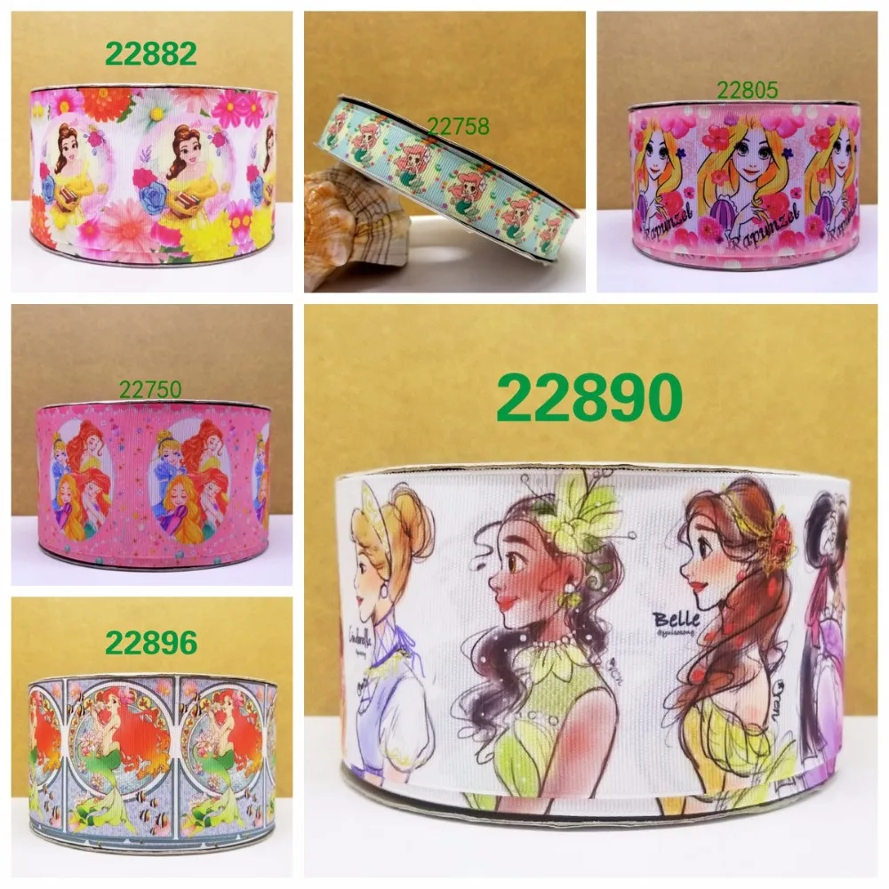 

Free shipping 50 yard cartoon virgin printed grosgrain ribbon 22890