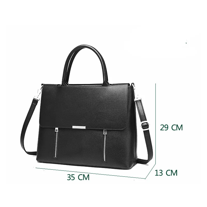 Роскошный модный женский портфель, женская сумка через плечо, кожаная сумка, женские портативные Бизнес Портфели для ноутбука