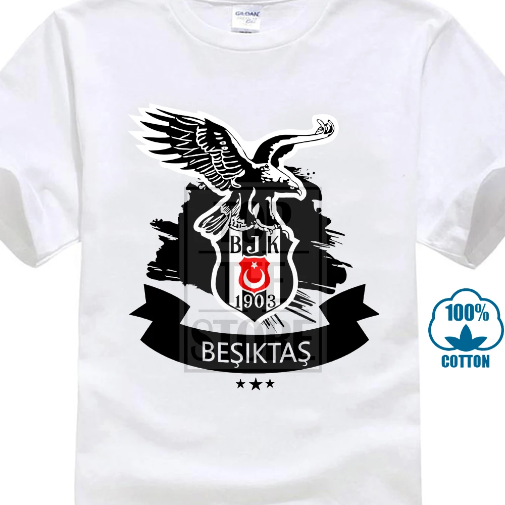 Новинка 2018 летняя крутая футболка Besiktas Турция из амбула хлопковая | Мужская
