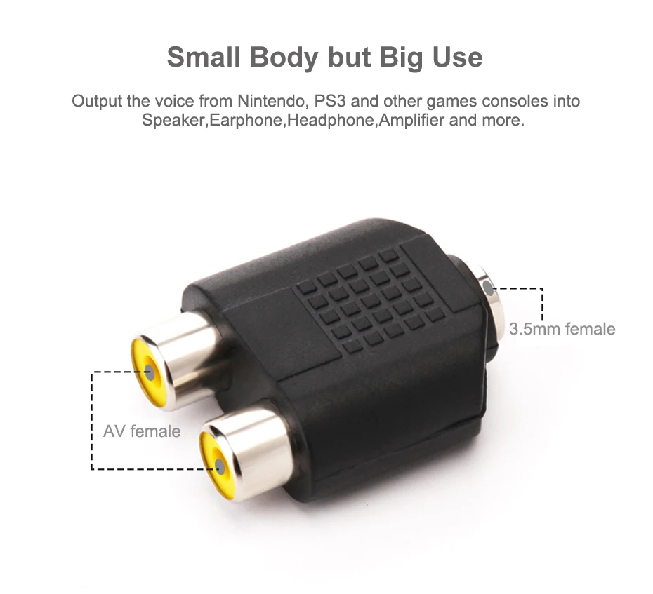 3.5mm Jack to RCA Extender 2