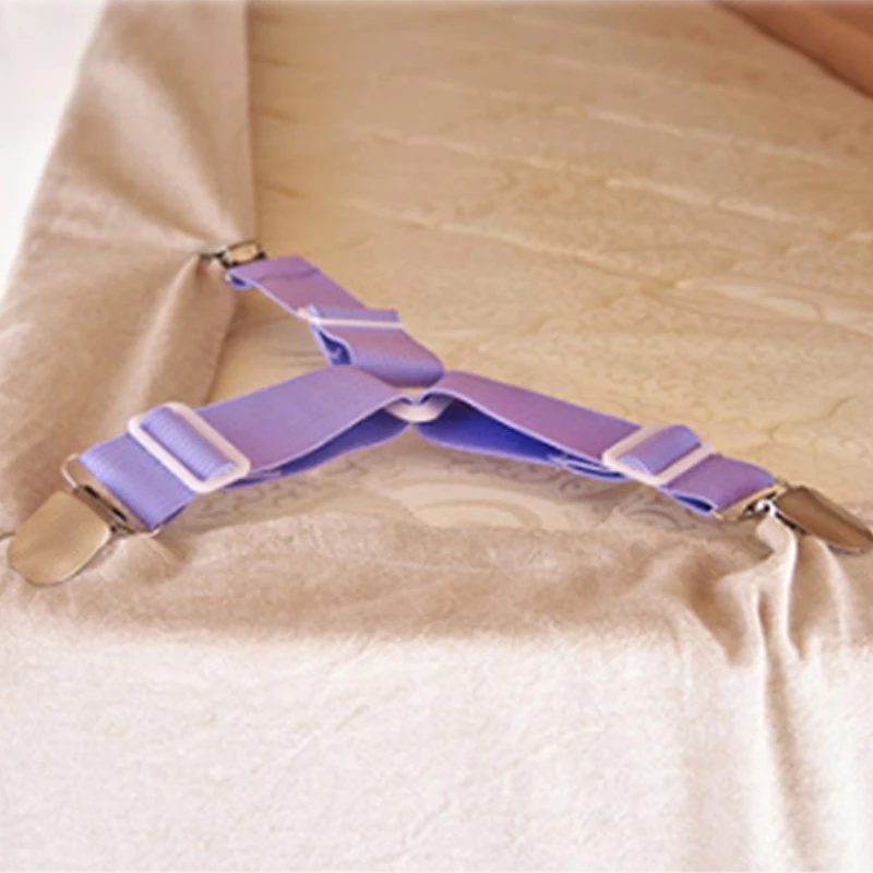 Tanio 4 sztuk/1 sztuk niebieski/kawy/różowy/fioletowy regulowany trójkąt łóżko arkusz elementy