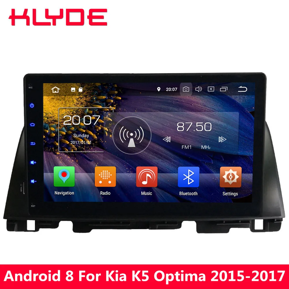 

KLYDE 10.1" IPS Octa Core PX5 Android 8.0 4GB RAM 32GB ROM 4G FM Car DVD Multimedia Player For Kia K5 Optima 2015 2016 2017 2018