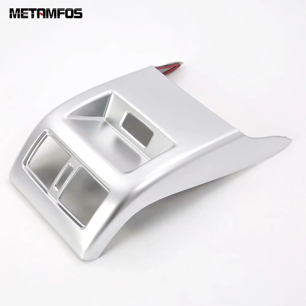 

For Nissan Altima 2019 2020 Rear Armrest Box Locker Air Condition Flow Vent Outlet Decoration Cover Trim Accessories Car Styling