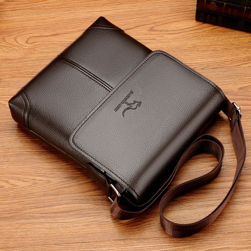 Men Tote Bags PU Leather Famous Brand New Fashion Men Messenger Bag Male Cross Body Shoulder Business Bags For Men