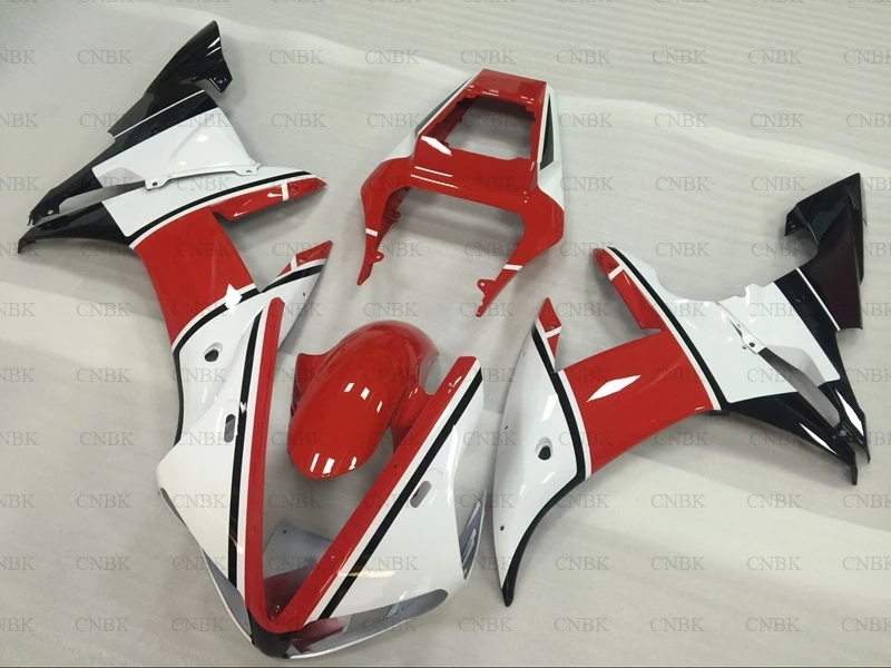 Для YZF1000 R1 2002 2003 Abs обтекатель 02 белый красный черный YZF 03 кузов