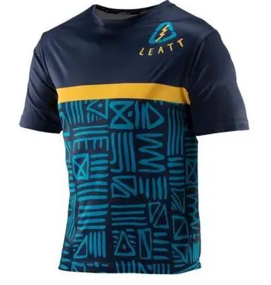 

The NewLeatt DH Motocross Leatt DH Long Sleeve Summer Take Cross-country Motorcycle Riding Downhill Jersey mtb jersey motocross