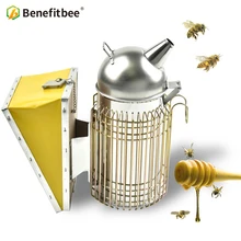 Benefitbee Нержавеющая сталь пчелы Пчеловодство курильщик Инструменты для пчеловодства для пчеловода интенсивного в виде пчелиных сот с курильщик Пчеловодство оборудование