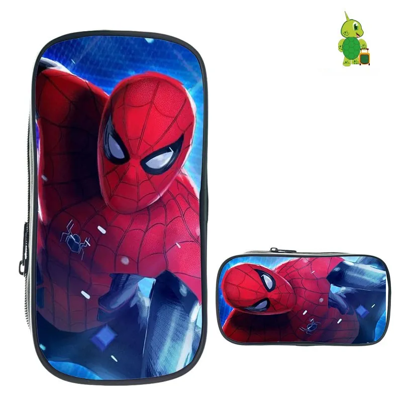 Spider Man Far From Home Pencil Case for Boys Girls Stationery Storage Bags Cosmetic Bag Kids School Supplies Makeup Bag - Color: 3