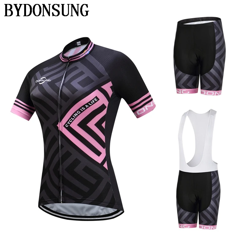 

Breathable Cycling Jersey Set 2018 Women Summer Short Sleeve MTB Clothes Bicycle Clothing Set Ropa Ciclismo Cycling Jersey Sets