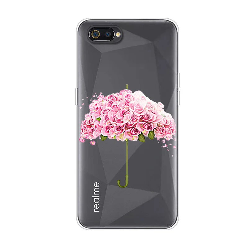 Чехол Realme C2 для OPPO чехол мягкий силиконовый телефона C 2 RealmeC2 RMX1941 прозрачный