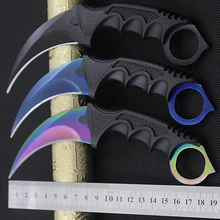 CS GO Counter Strike Karambit Knife Fixed Blade Hunting Knife Survival Tactical Knives Faca Navajas Canivetes