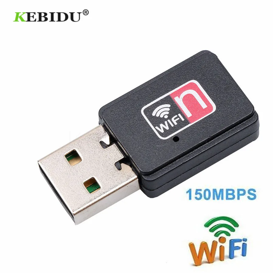 KEBIDU мини USB WiFi беспроводной адаптер приемник 150 Мбит/с сетевая карта адаптер wifi ключ 802.11n/b/g для Macbook Win Xp/7/8