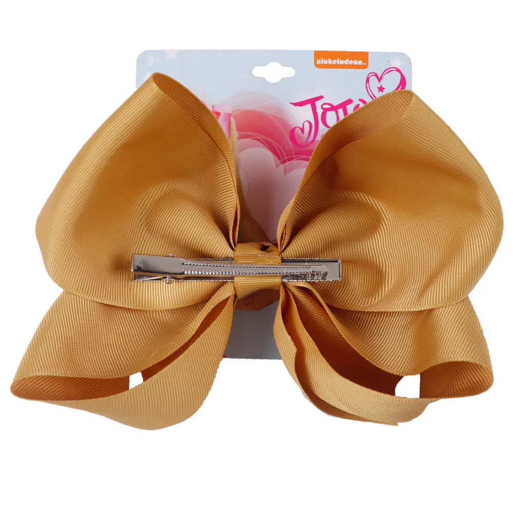 8 &quotБольшой бантик JoJo Grosgrain ленточный бант с клипсами аллигатора для детей
