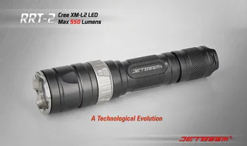 

Free Shipping Original JETBEAM RRT-2 Cree XM-L2 LED 550 lumens flashlight daily torch Compatible with CR123 18650 battery