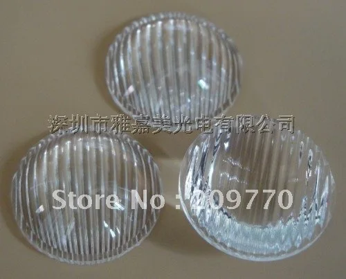 

High power LED lens 23MM stripe ,Led optical lenses , convex lens