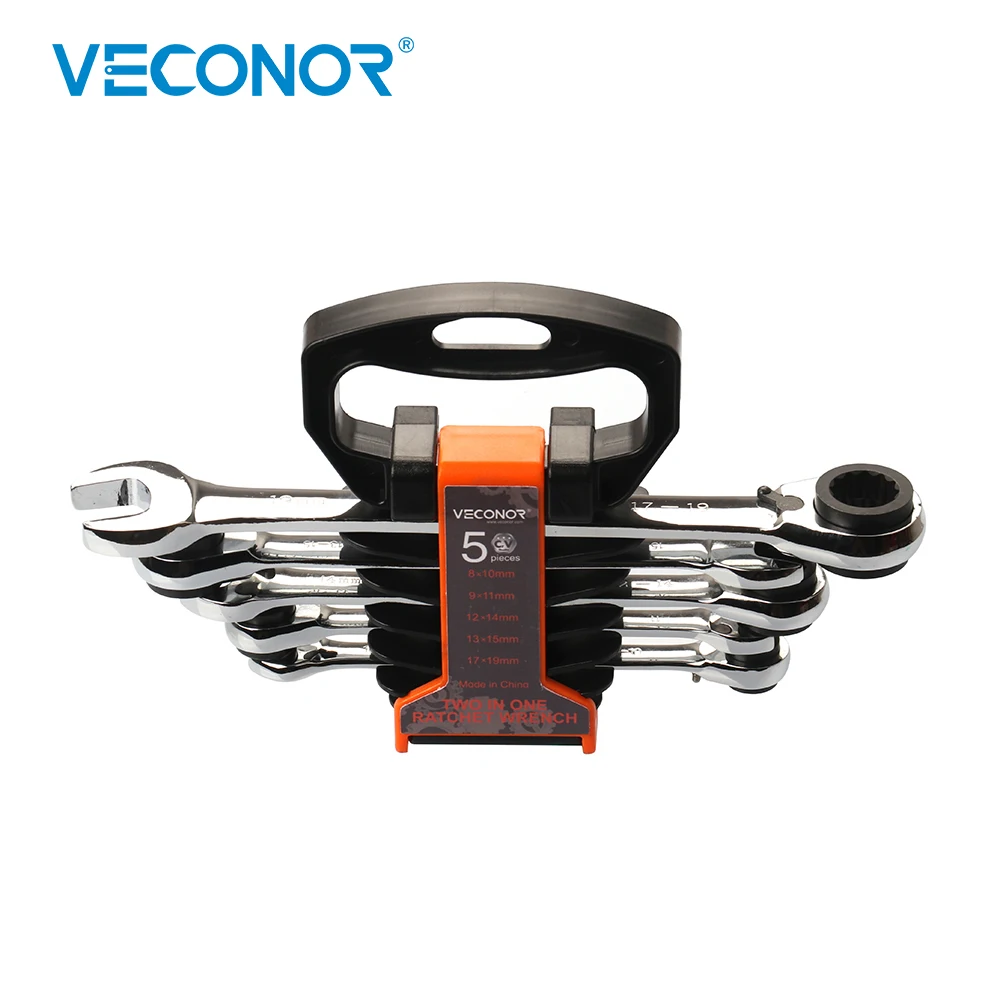 

2 in 1 Reversible Ratchet Wrench Spanner Set Ratcheting Combination Key Wrench Set