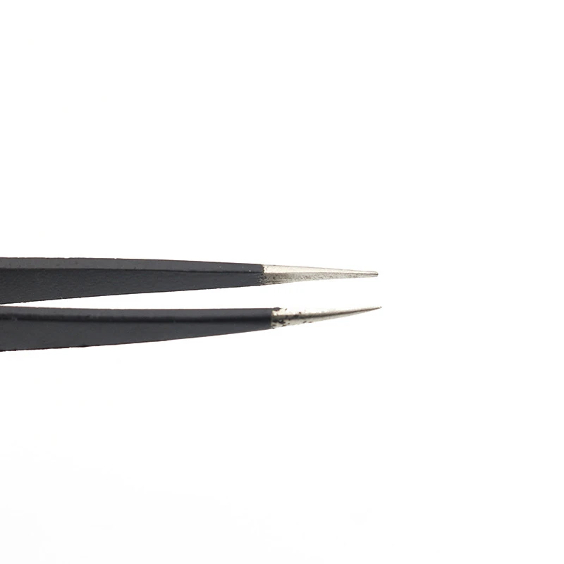 Anti-static Tweezers Industry Stainless Steel Maintenance Handicraft Eyebrow Eye False Eyelash Makeup Accessories Tools ESD-12