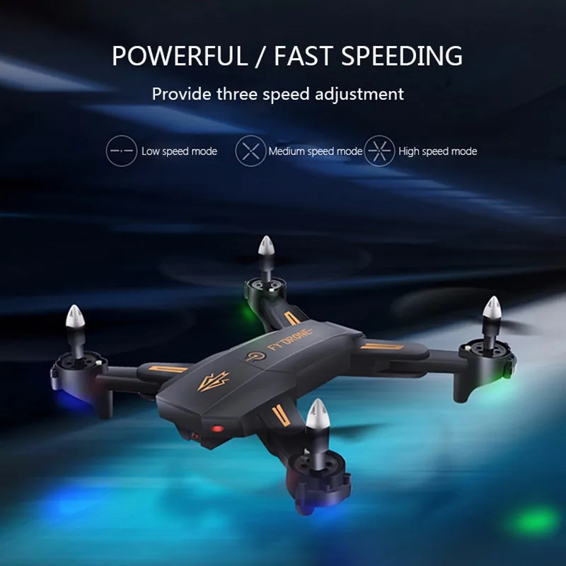 Drone X378 HD camera 1080P PVF drone folding Quadcopter one-button takeoff fixed high hover RC helicopter flight time 20 minutes