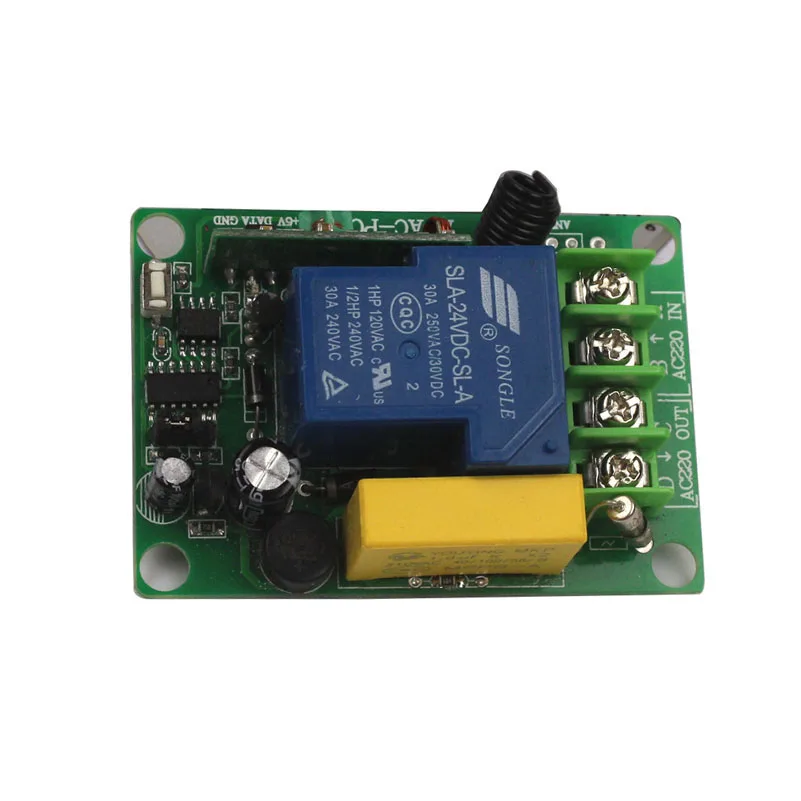 3000W 220V 30A 1CH Wireless Remote Switch 433MHz315MHz Remote Control Universal 220V 30A Relay Switch Case (6)
