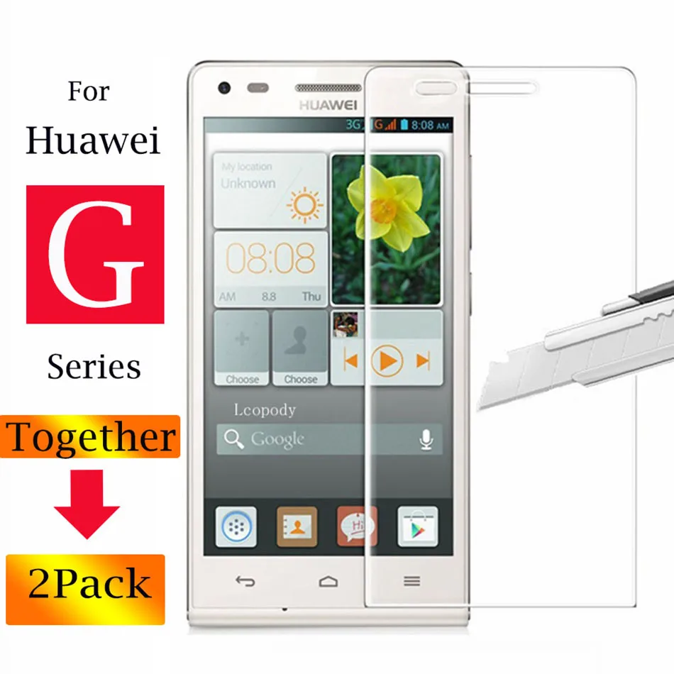 2 шт для huawei G8 защитное стекло Защита экрана tempered glas huaway Ascend G6 G7 G630 plus на huawei я G 6 7 8 630 tremp 6G