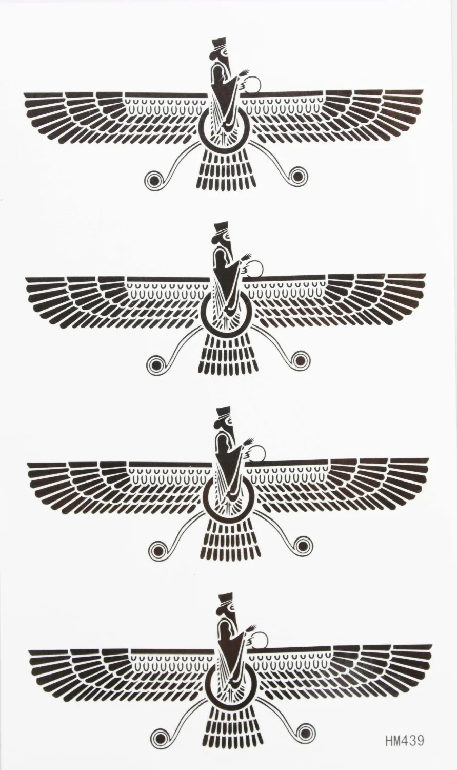 2 шт. новый черный крыло Для мужчин Тотем Для женщин Перо тотем временные татуировки наклейки Для мужчин руку назад ногу Большой временные
