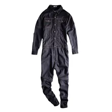 MORUANCLE модные мужские джинсы комбинезон хип-хоп джинсовые комбинезоны для мужчин цельная рабочая одежда брюки на подтяжках Размер S-XXL