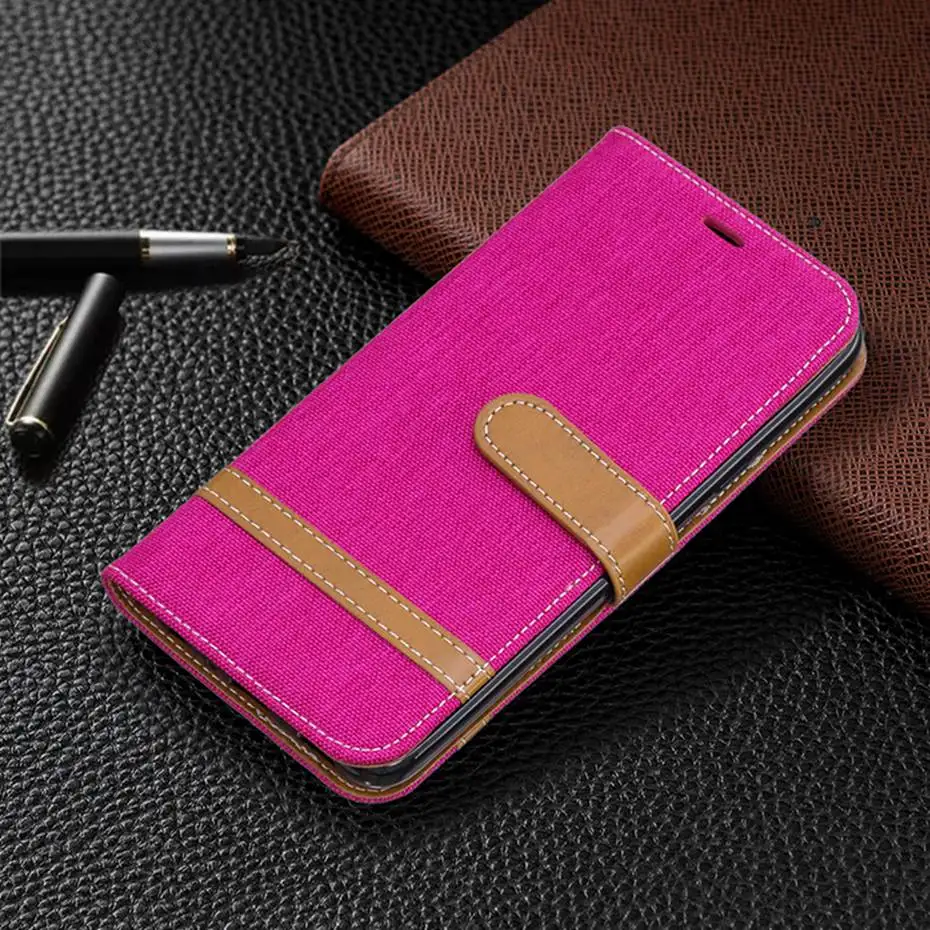 K40 деним смешанные цвета из искусственной кожи чехол для LG K40 K 40 Флип Бумажник чехол для LG K40 Капа чехол для телефона