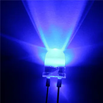 

1000pcs blue Clear LED Diode 10mm LED 0.5W LEDS High Power Light 160Kmcd Round top LED DIY LED Diodes