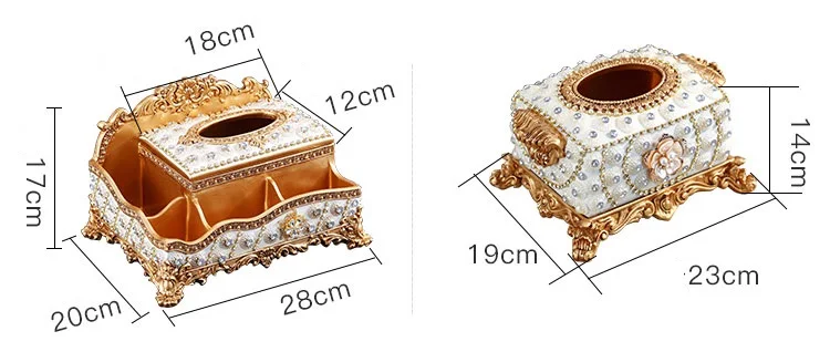 Европейская коробка для салфеток журнальный столик для гостиной домашний лоток Роскошный домашний декор многофункциональный ящик для хранения пультов дистанционного управления