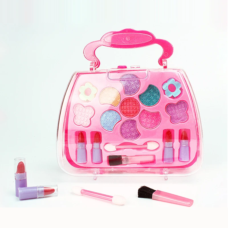 

2019 New Hot Children's Cosmetics Toy Princess Makeup Box Set Girl Play House Toy Simulation Makeup Toy Set Student Gift