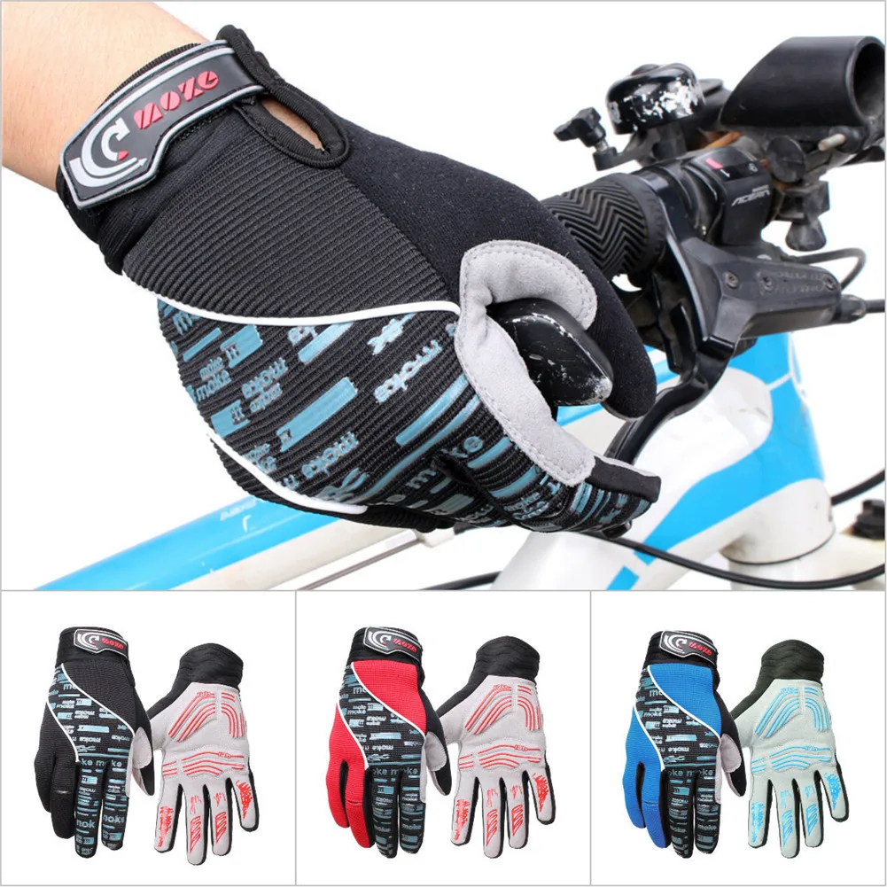 Winter Warm Full Finger Mountain Bike Cycling Gloves Windproof Climbing
