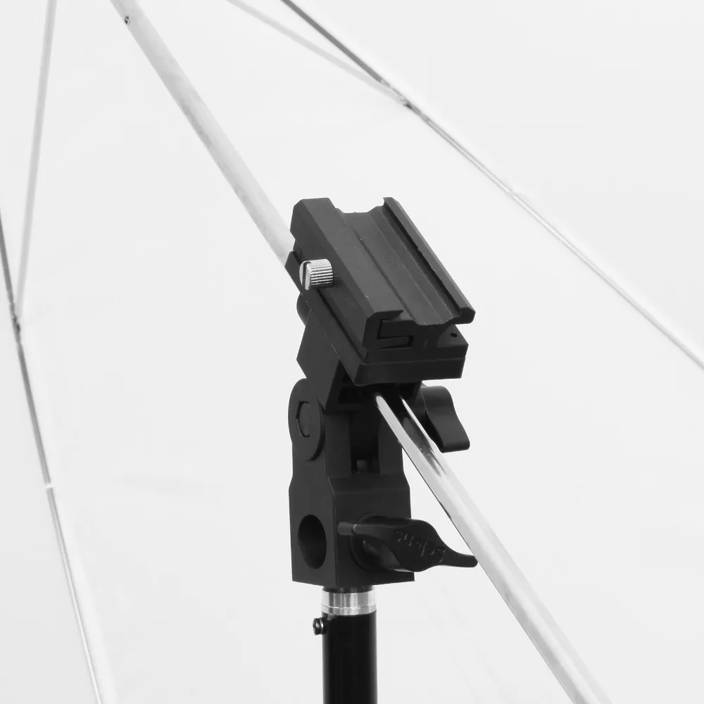 B Type Universal Mount Flash Hot Shoe Adapter Speedlite Trigger Umbrella Holder Swivel Light Stand Bracket (5)