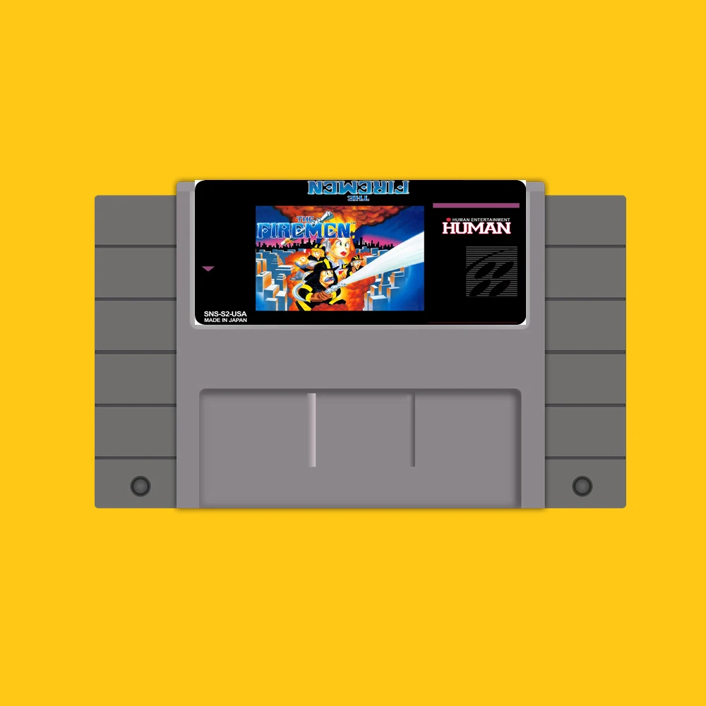 

The Firemen 16 bit Big Gray Game Card For USA NTSC Game Player