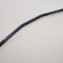 Мотоцикл Универсальный 7/" 22 мм черная прямая планка ручка для Honda Suzuki Yamaha Harley Chopper Bobber 32" в ширину