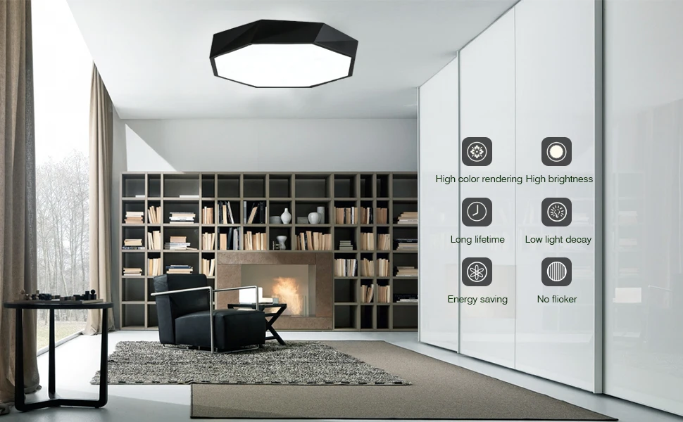 Ganeed 18w 12 Inch Led Ceiling Lights Flush Mount Lighting
