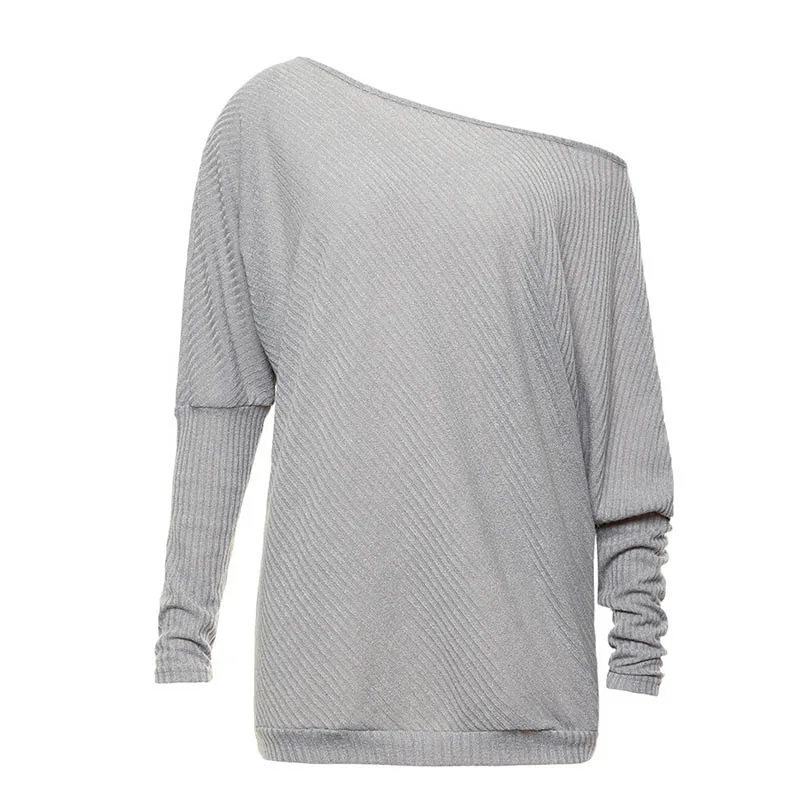 Women-Autumn-Winter-Loose-Long-Knitted-Sweater-Batwing-Sleeve-One-Shoulder-Loose-Sweater-Jumper-Fashion-Tops-Thin-Pullovers-TP0001 (14)