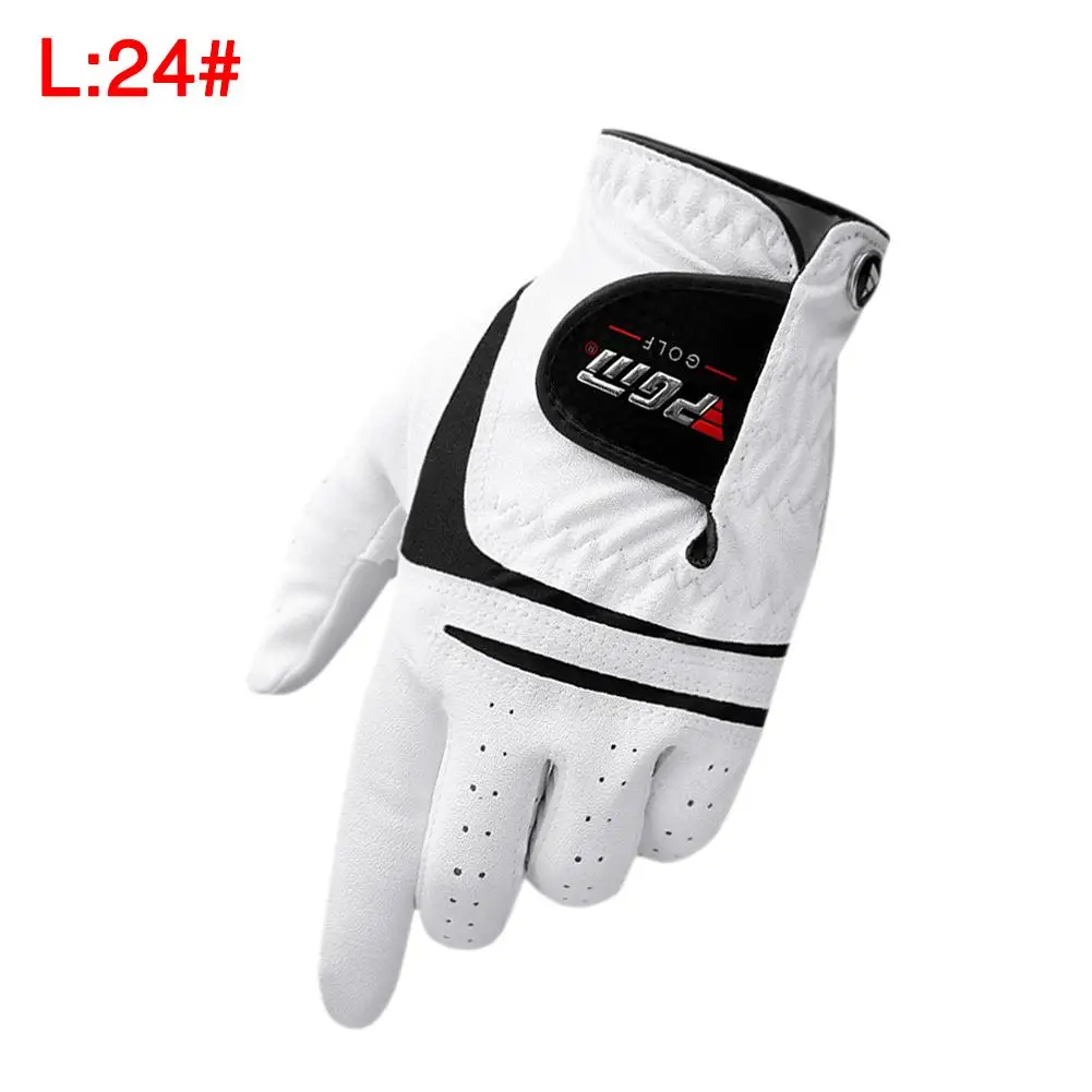 Перчатки для гольфа мужские перчатки из овчины мягкие дышащие С нескользящими гранулами перчатки - Цвет: 3