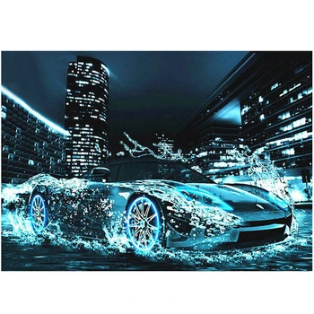 

Diy Diamond embroidery fantasy car Cross Stitch full square round drill diamond painting mozaik puzzle wedding decorationZP-2346