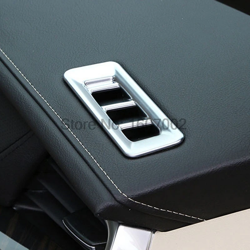 For Cadillac XT5 2016 2017 ABS Chrome Matte Inner Dashboard Front Air