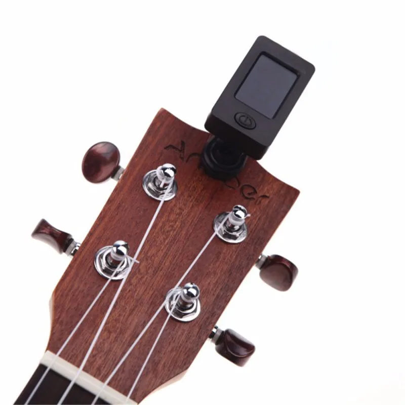 

360 Degree Rotatable JOYO Guitar Bass Tuner JT-01 Mini LCD Clip-on Guitar Tuners Machines Violin Ukulele