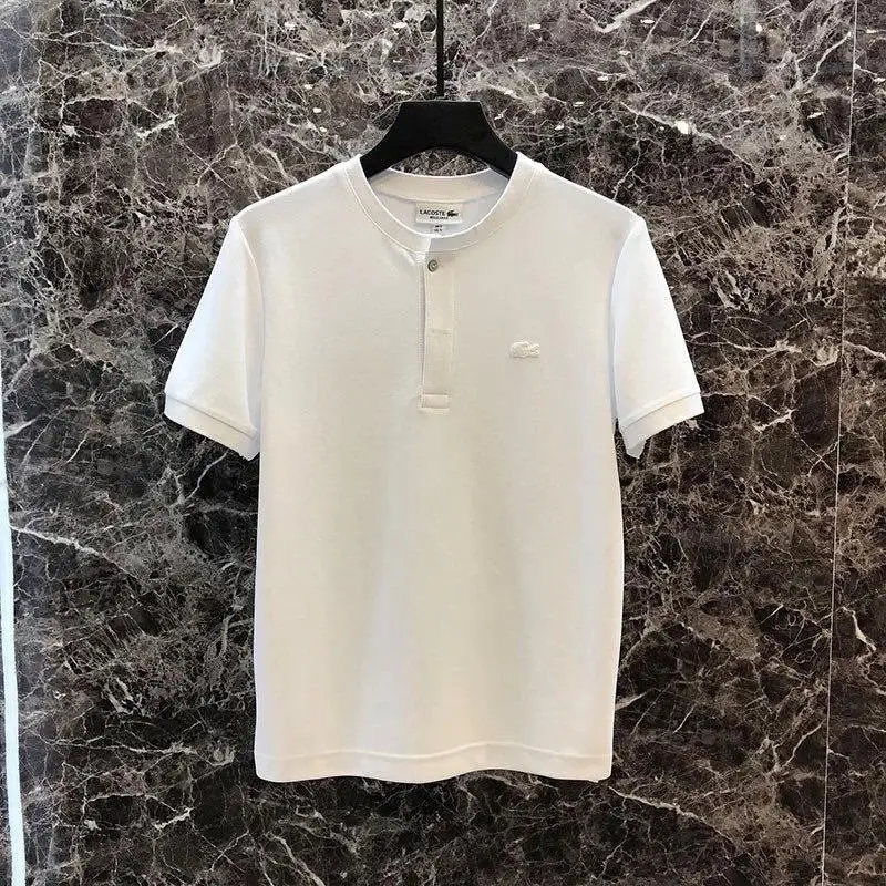 White men's running T-shirt 2019 Round short-sleeved Grey T-shirt Breathable male sleeve Shirts Quick-dry Summer clothing