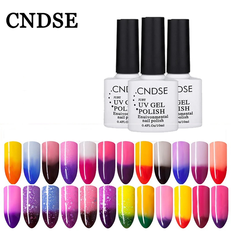 Cndse Vernis à Ongles Caméléon Sexy Vente Pas Cher Prix Uv