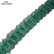 3m 19sections 11 Fish inlet fishing net fishing net china lobster trap landing net strap crab trap rede cage to fish network