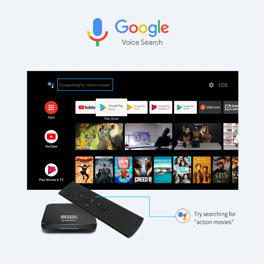 Google Certified Android 9.0 TV Box Mecool KM9 Pro KM3 ATV Amlogic S905X2 Voice Control 2.4G / 5G Wifi Streaming 4K Media Player Google Certified Android 9.0 TV Box Mecool KM9 Pro KM3 ATV Amlogic S905X2 Voice Control 2.4G / 5G Wifi Streaming 4K Media Player