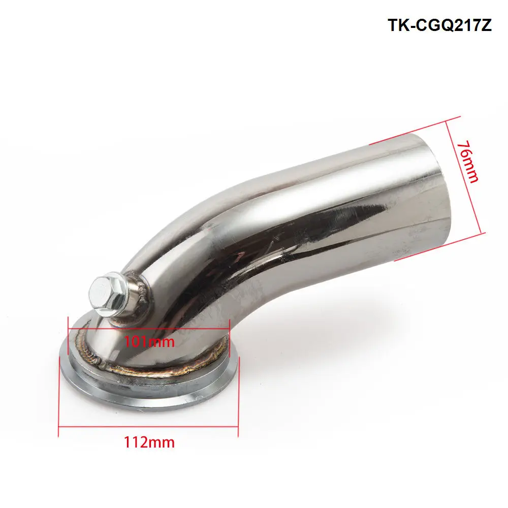 Турбо выхлопная труба из нержавеющей стали 90 'для Turbo Hy35 HX He351 V-band фланец зажим TK-CGQ217Z