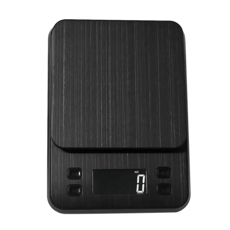 

10kg/1g LCD Digital Kitchen Scale with Countdown Timer USB Food Drip Coffee Jewelry High Accurate Weigh Scale
