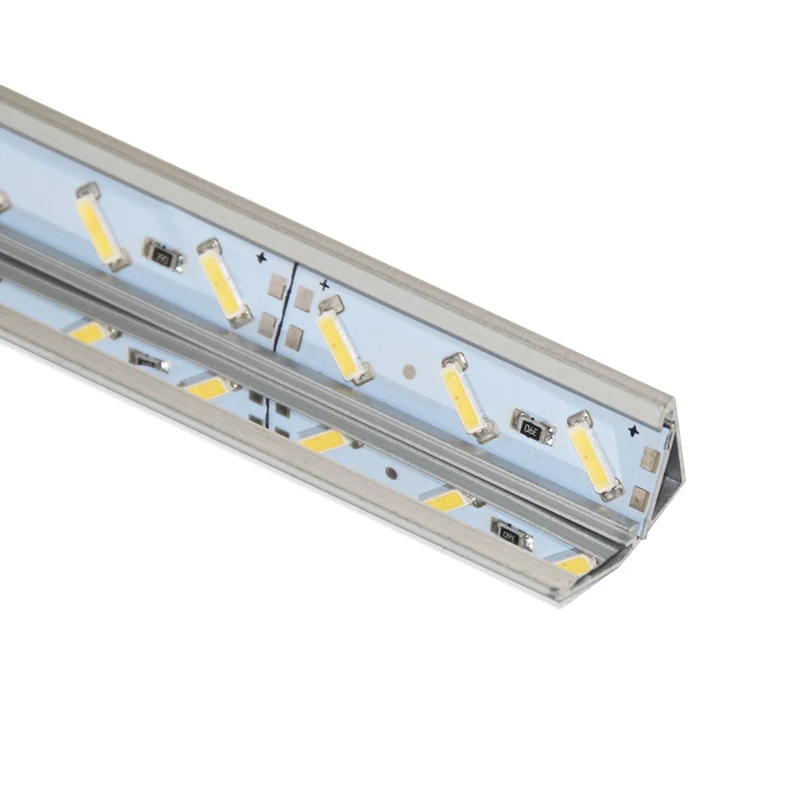 

20PCS V type corner LED profile led aluminium profile with mirror reflector for led bar light trible brightness for led strip