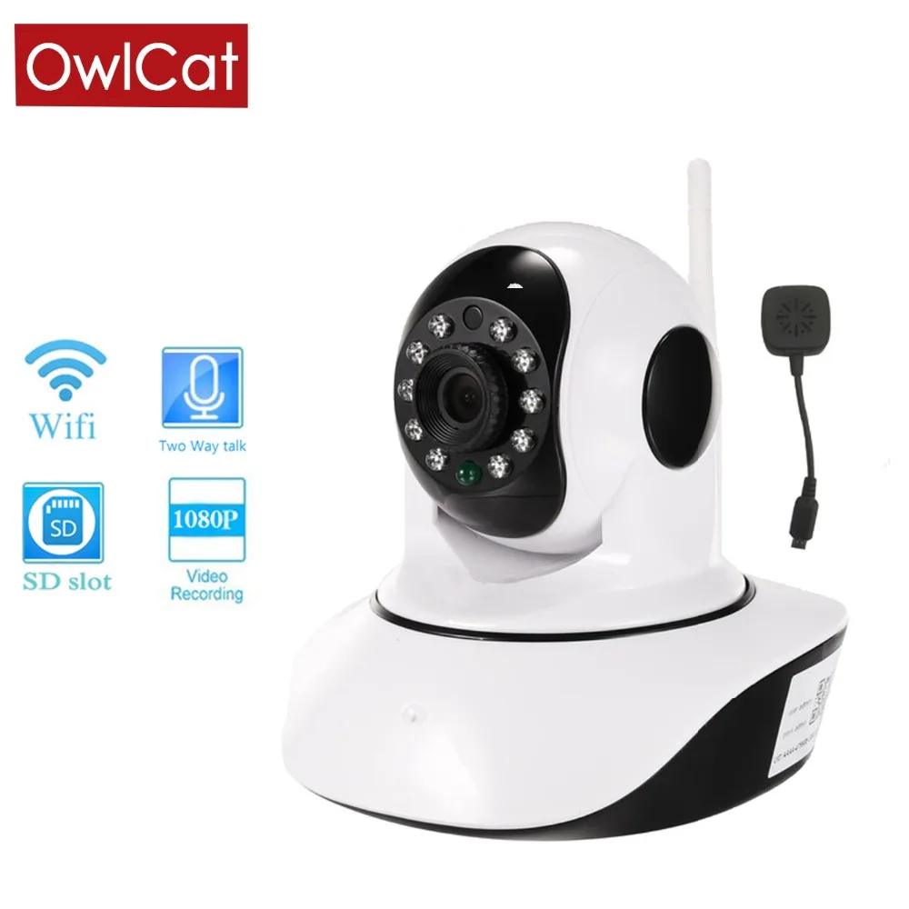 

OwlCat 1080P 720P Home Security IP Camera Wireless Two Way Audio P2P CCTV WiFi Camera Baby Monitor Temperature Humidity Sensor
