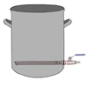 Homebrew-Kit de conversión de hervidor de agua/barril sin soldadura con pantalla Bazooka de 12 