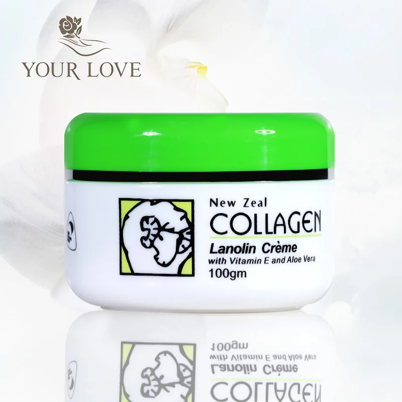 New Zealand Lanolin Collagen Cream Vitamin E Aloe Vera Moisturising